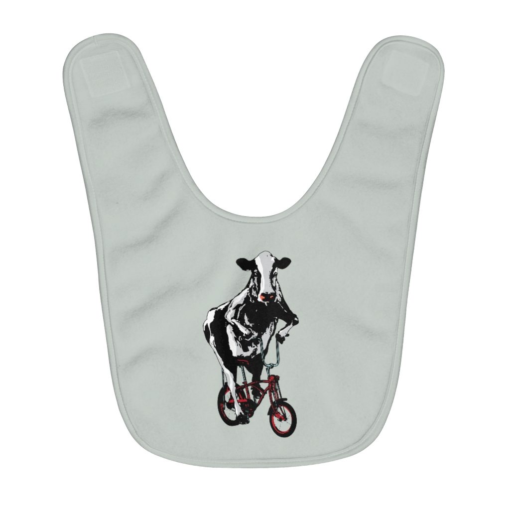 Cow - Fleece Baby Bib