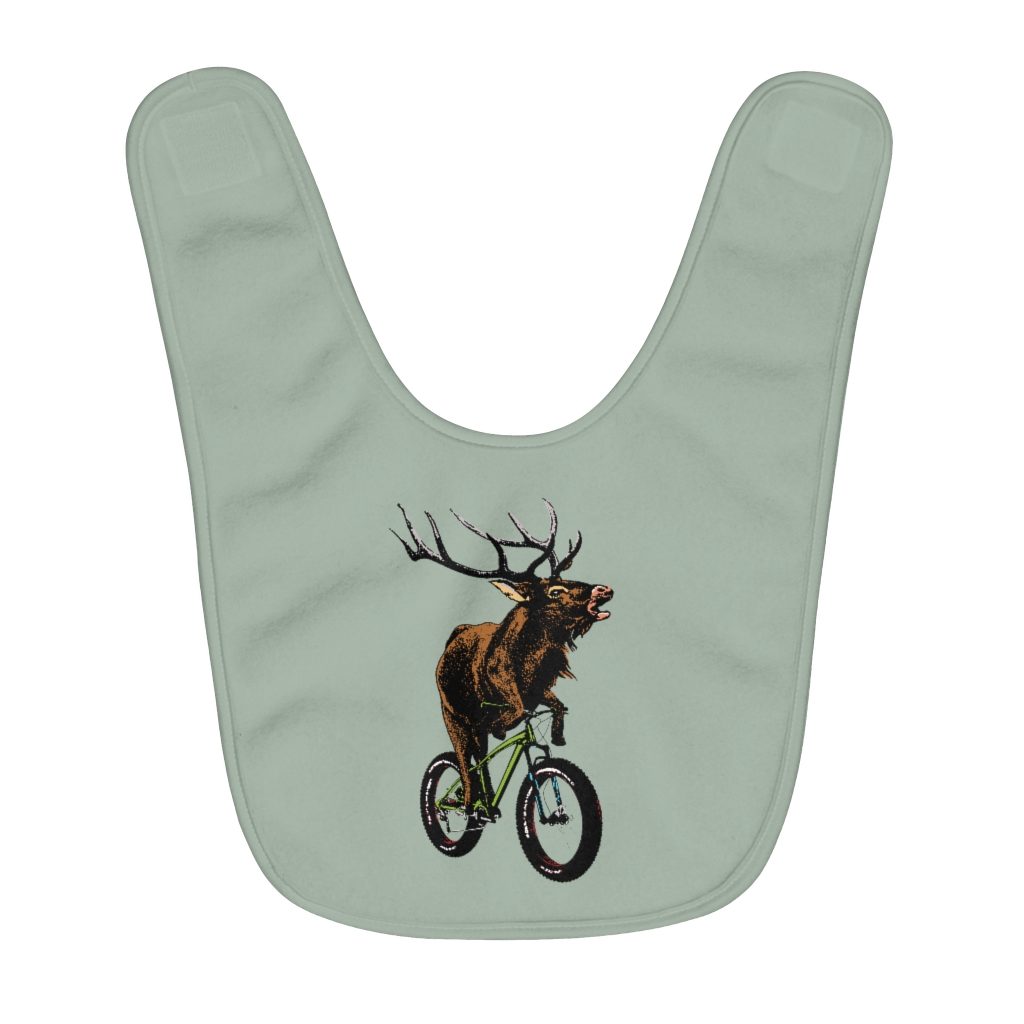 Elk - Fleece Baby Bib