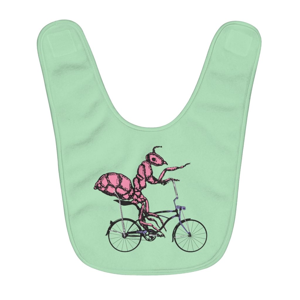 Ant - Fleece Baby Bib