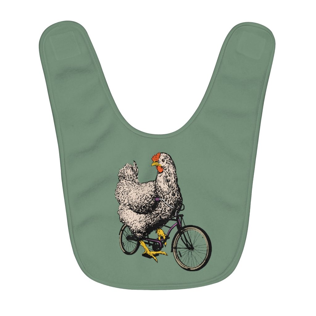 Chicken - Fleece Baby Bib