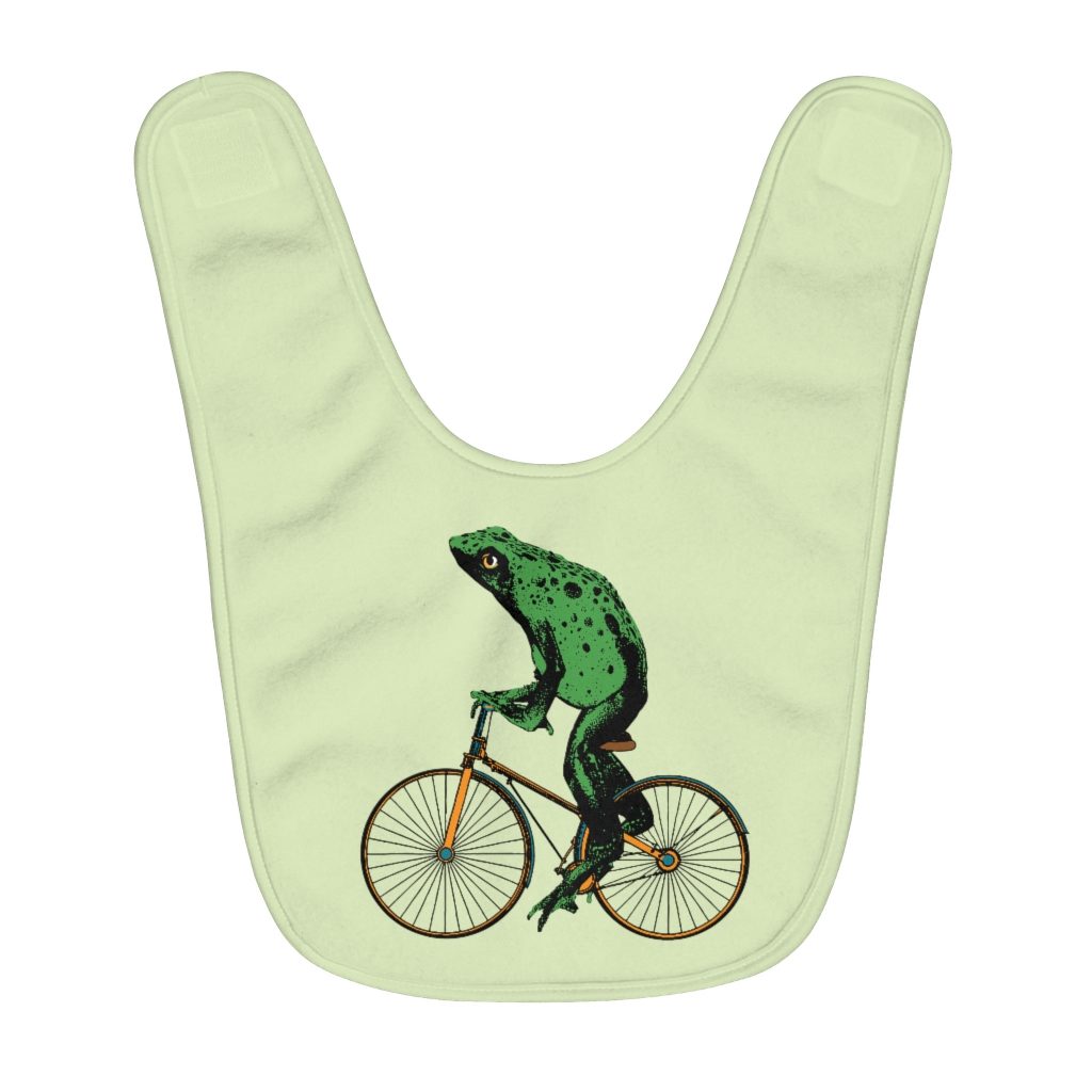 Frog - Fleece Baby Bib