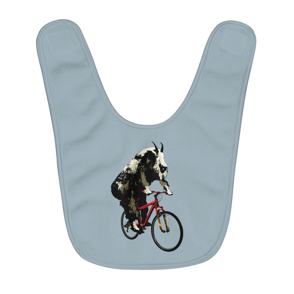 Goat - Fleece Baby Bib