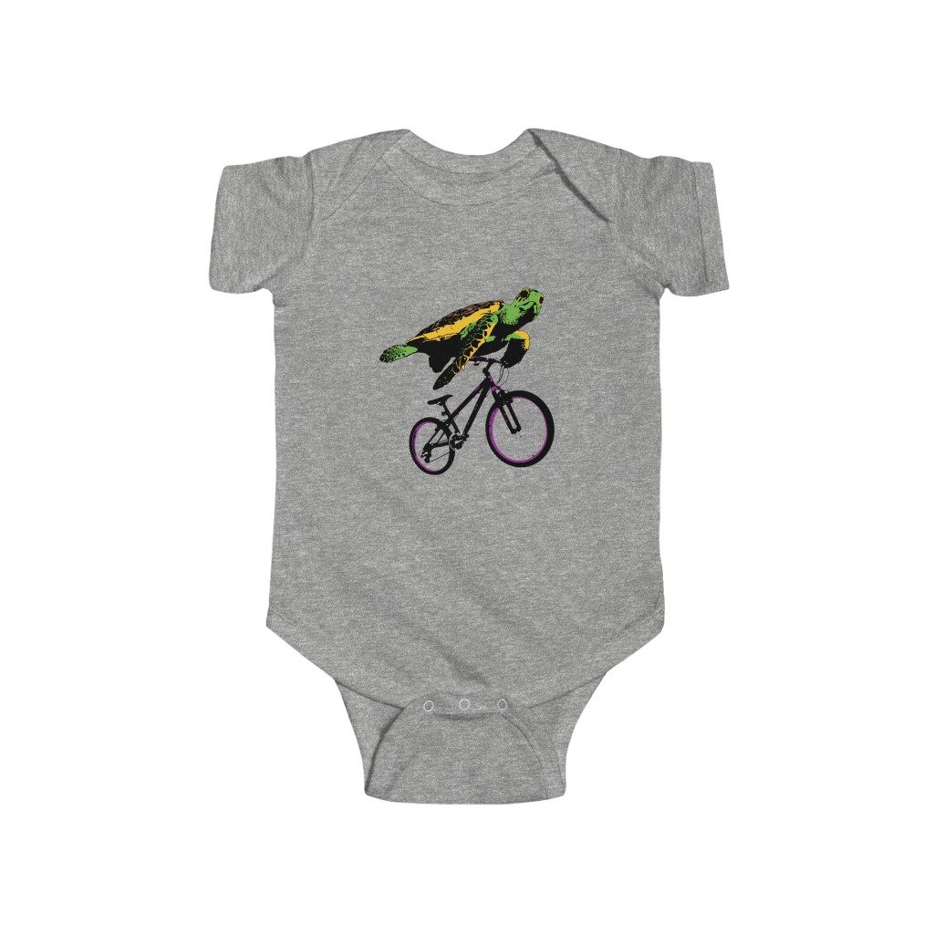 Turtle, Infant Fine Jersey Bodysuit