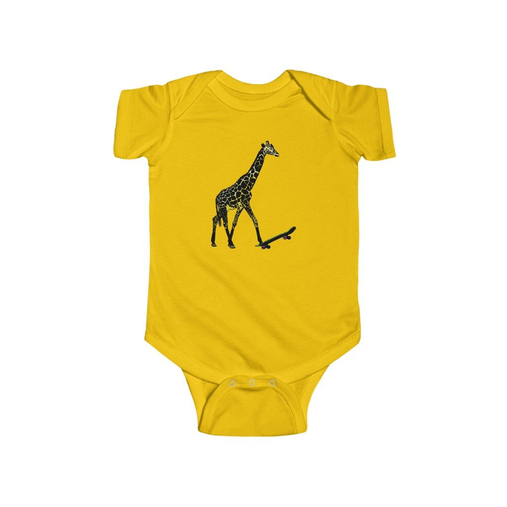 Giraffe, Infant Fine Jersey Bodysuit