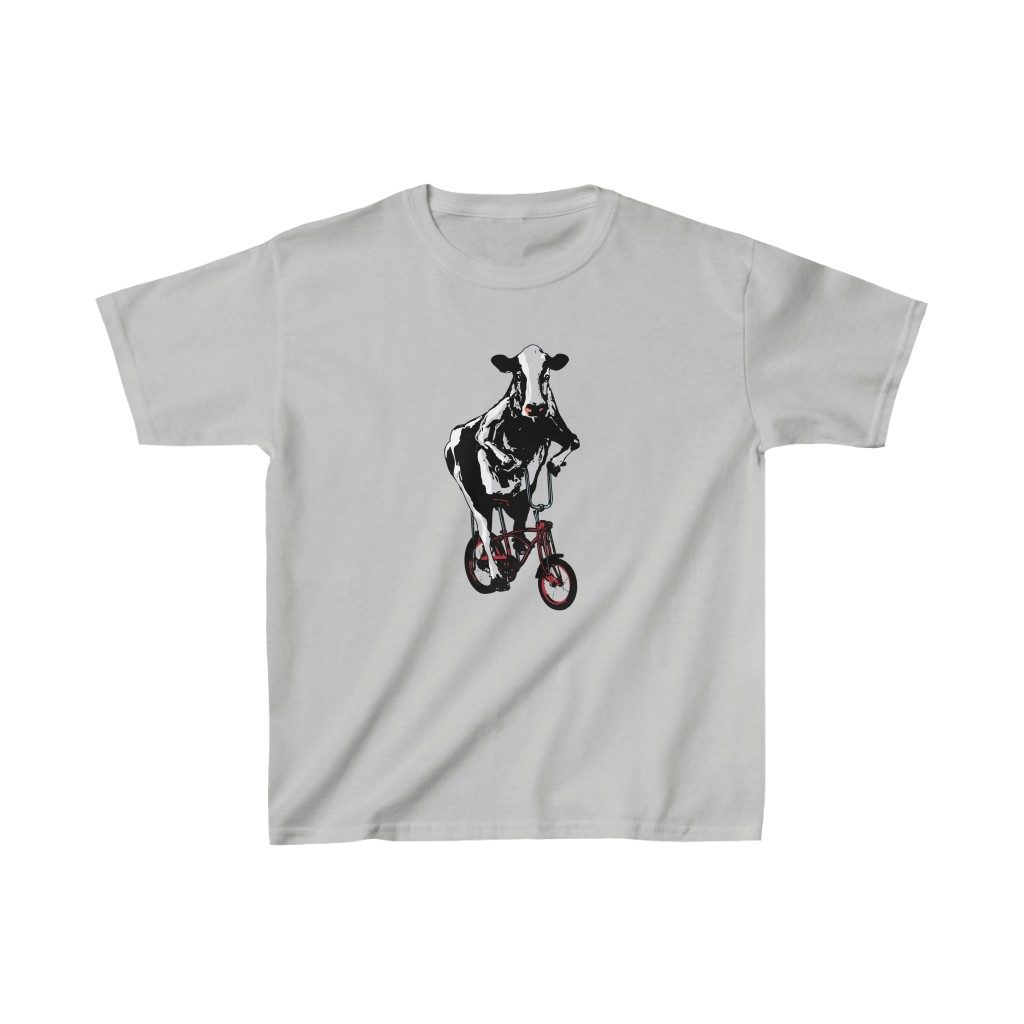 Cow, Kids Heavy Cotton Tee
