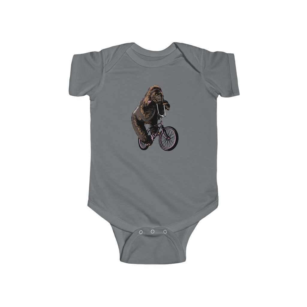 Gorilla, Infant Fine Jersey Bodysuit