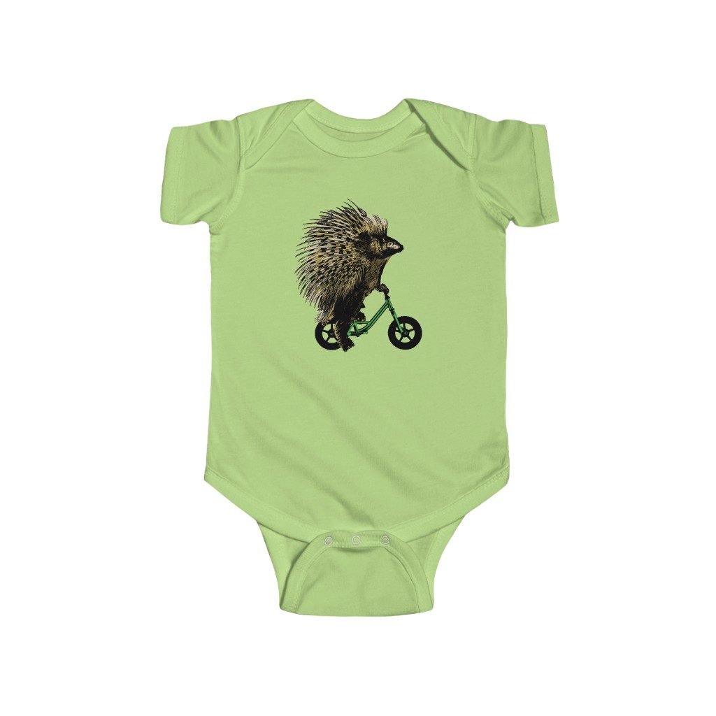 Porcupine, Infant Fine Jersey Bodysuit