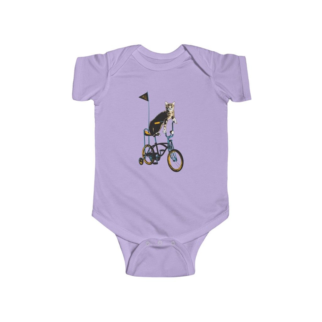 Kitten, Infant Fine Jersey Bodysuit
