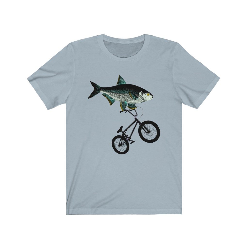 Fish, Unisex Jersey Short Sleeve Tee