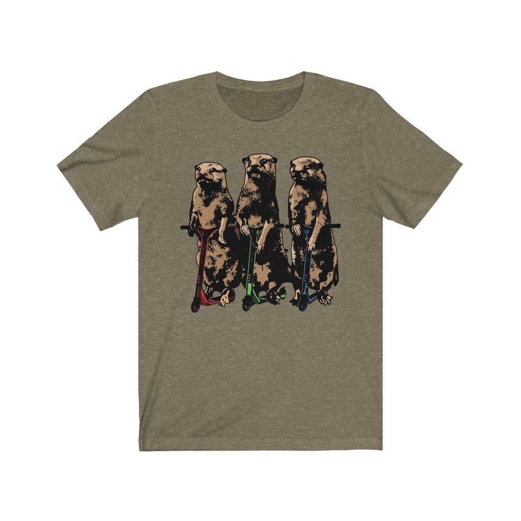 Otters, Unisex Jersey Short Sleeve Tee