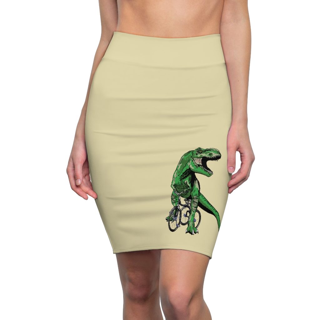 T-Rex, Women's Pencil Skirt