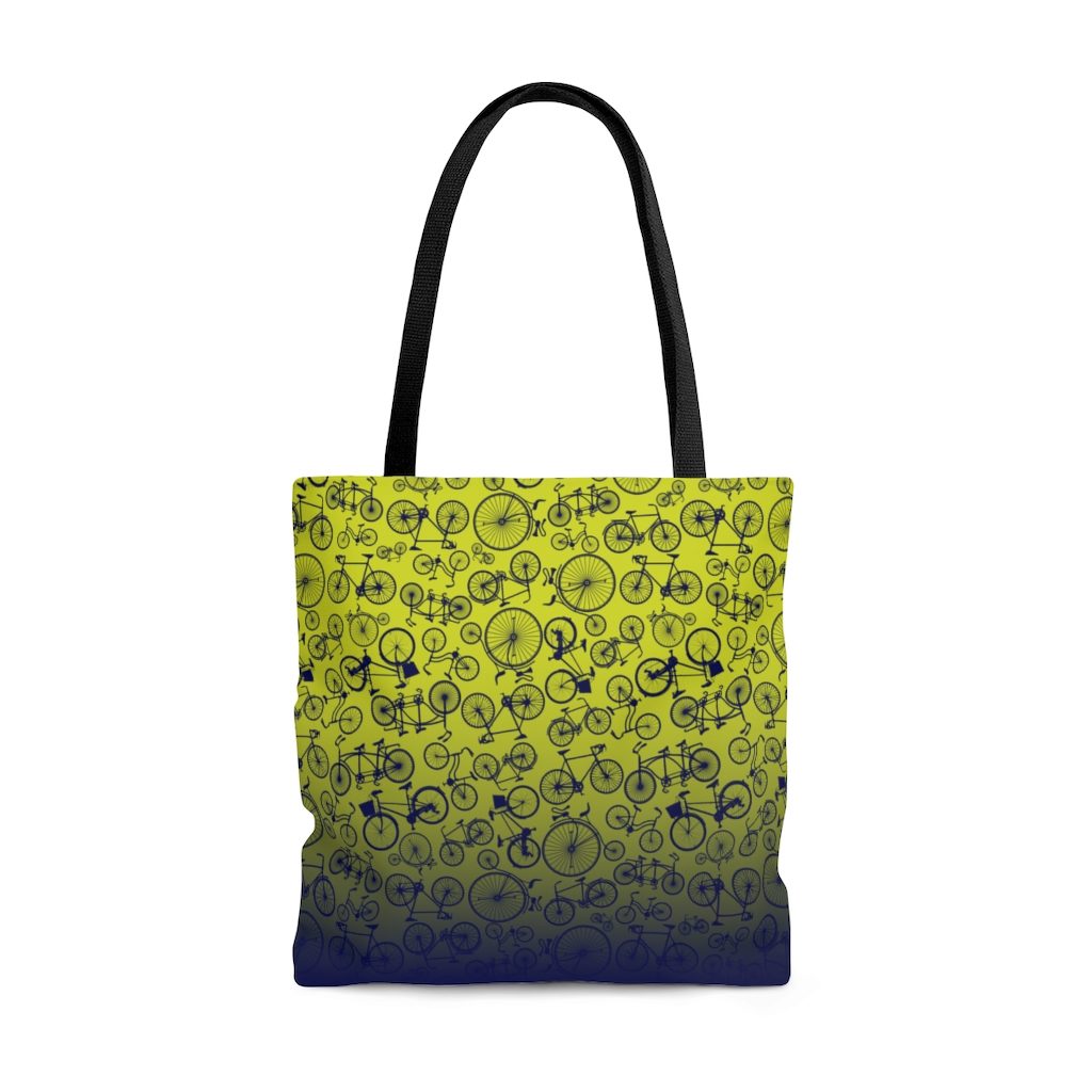 Yellow - Blue, Tote Bag