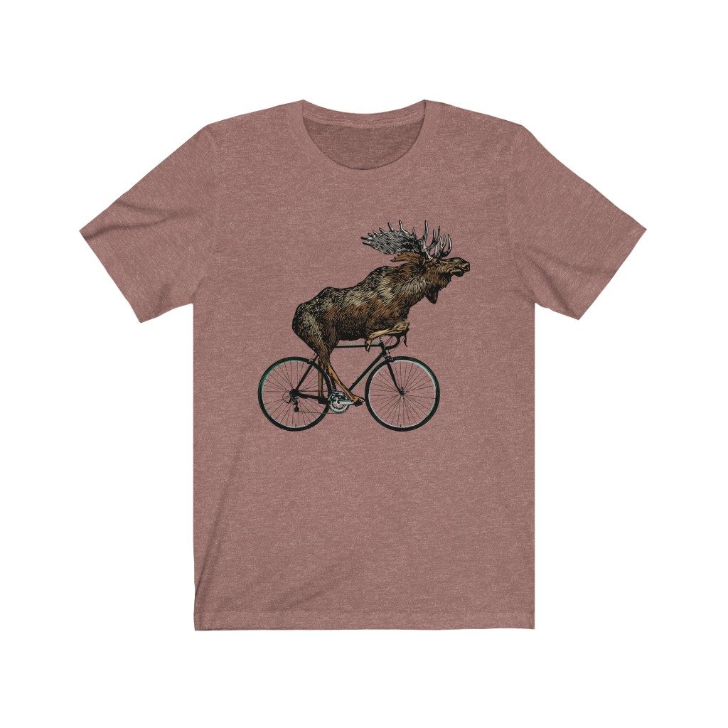 Moose, Unisex Jersey Short Sleeve Tee